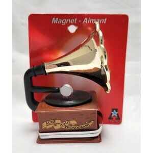Acme Vintage 1996 Home Phonograph Gramophone Fridge Refrigerator Magnet